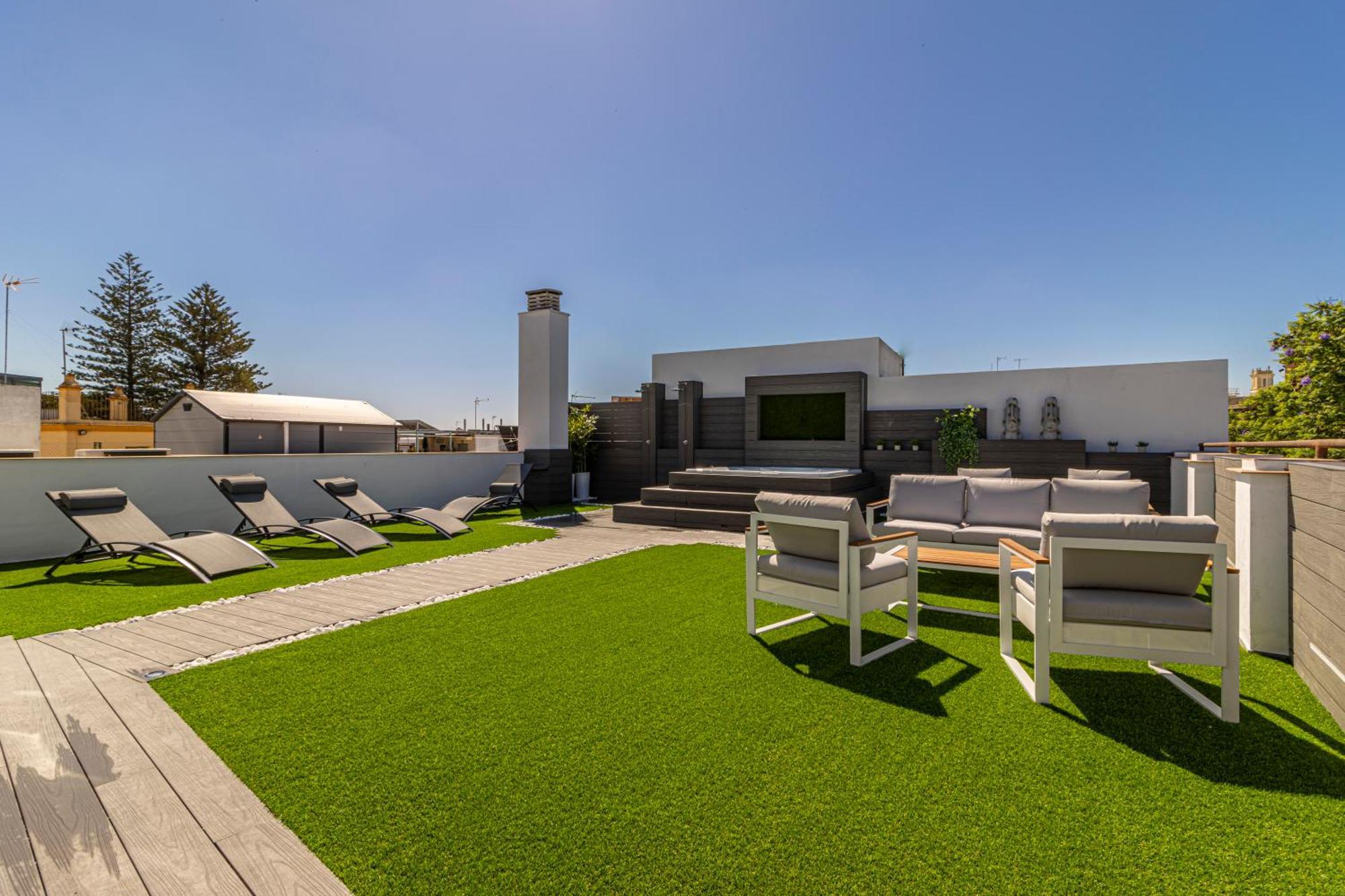Allo Apartments Plateros Centro Jacuzzi Comunitario Jerez de la Frontera Exterior foto