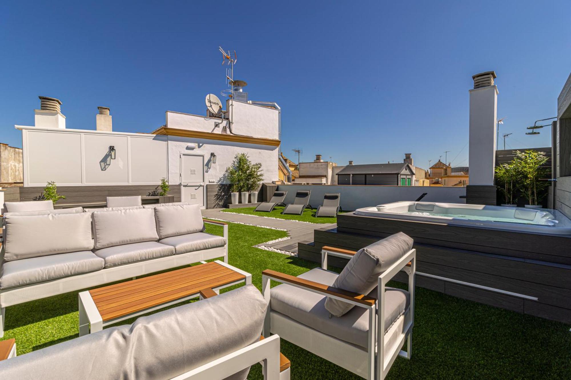 Allo Apartments Plateros Centro Jacuzzi Comunitario Jerez de la Frontera Exterior foto