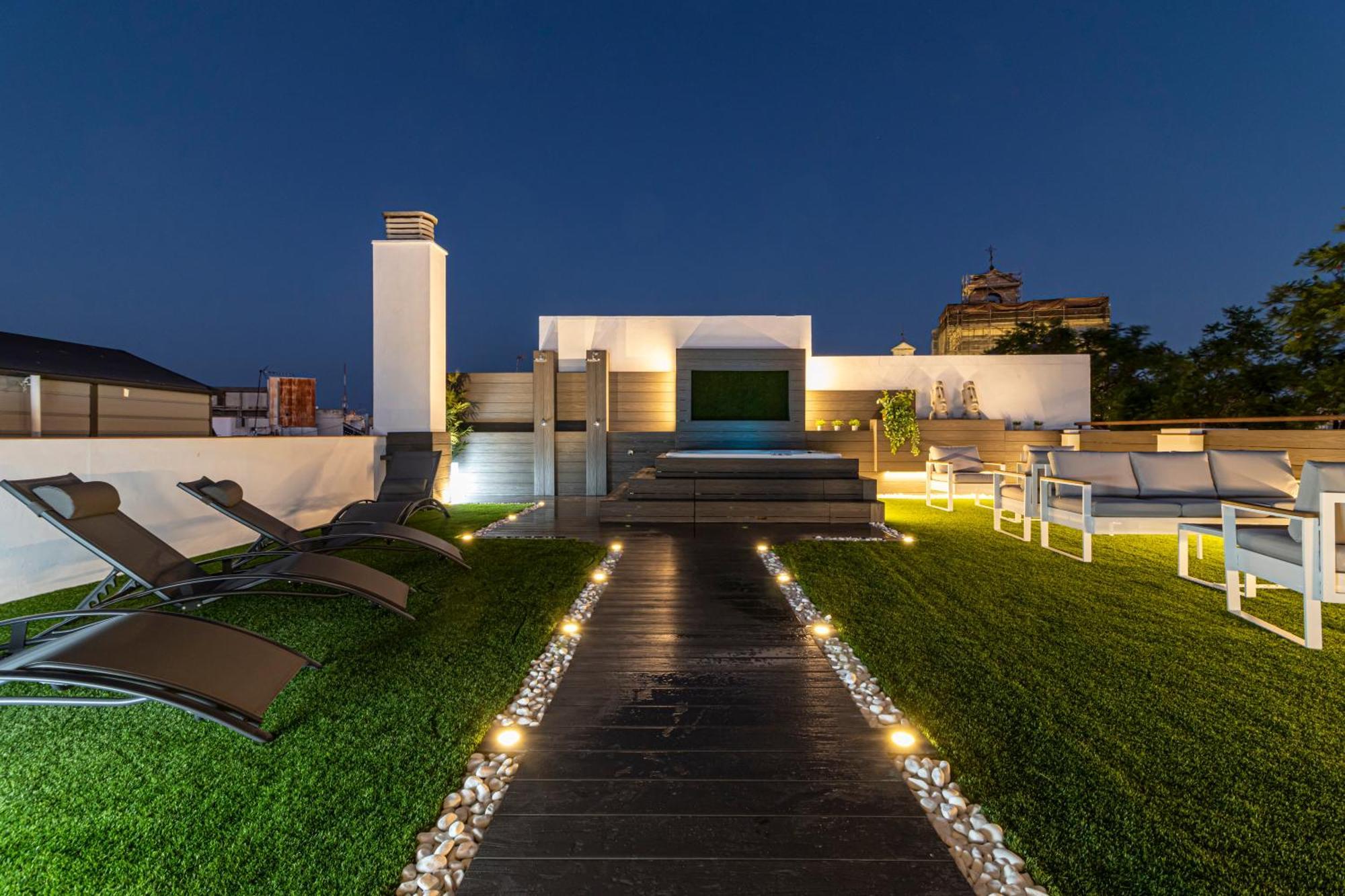 Allo Apartments Plateros Centro Jacuzzi Comunitario Jerez de la Frontera Exterior foto